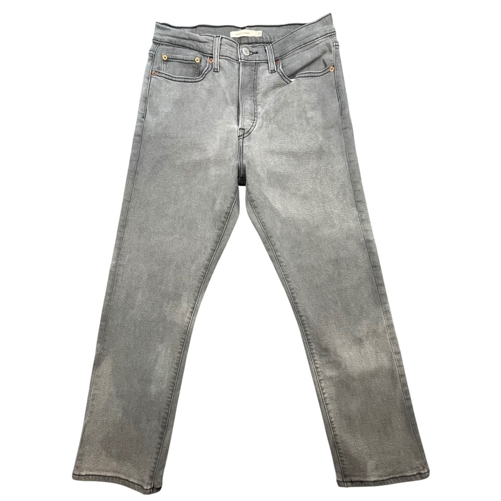 Levi's Gray Wedgie Straight Button Fly Jeans Women 30